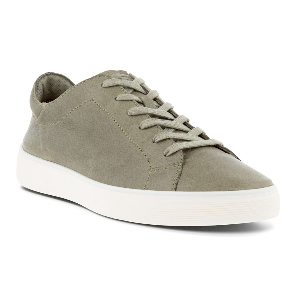 Tenis Hombre - ECCO Street Tray Laced - Verde Oliva - PWQ495038